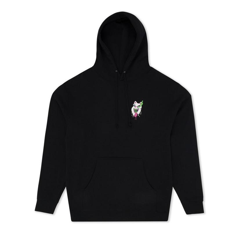 Ripndip Slimy Boys Hoodie Black | CA TV2529