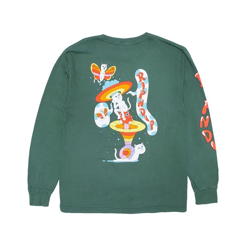 Ripndip Solar Dream Long Sleeve Olive | CA NB2457