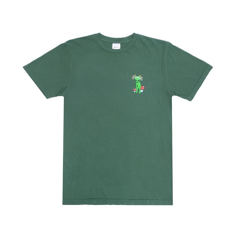 Ripndip Space Gang Shirts Olive | CA XF2280