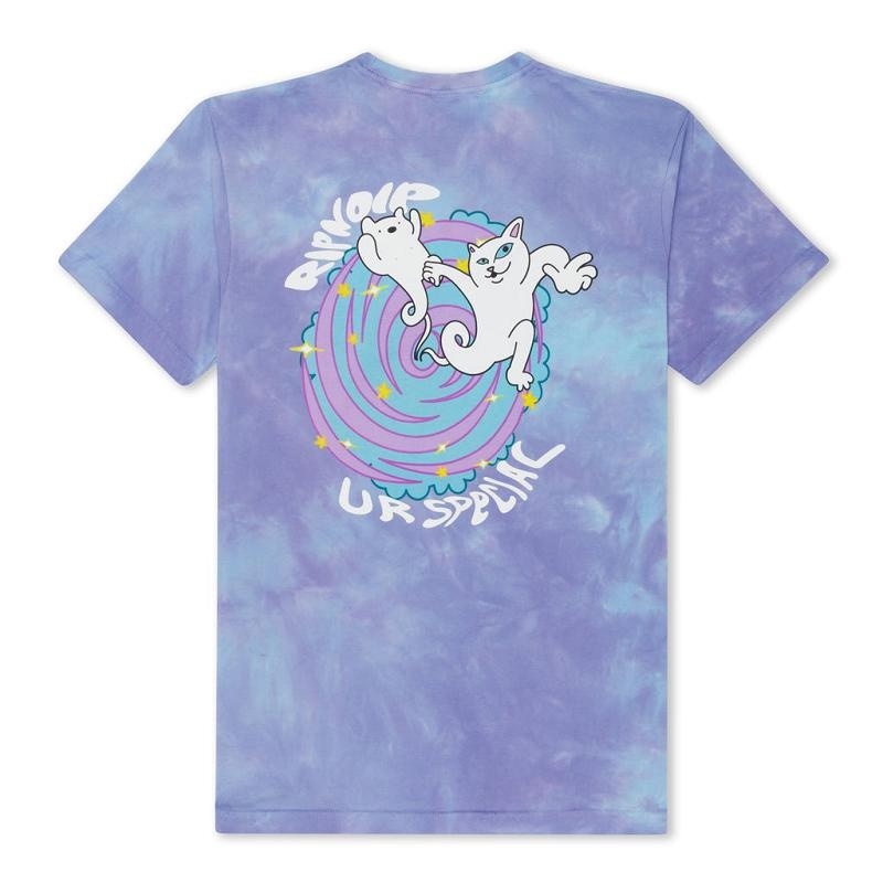 Ripndip Special Vortex Shirts Blue / Lavender | CA HK2249