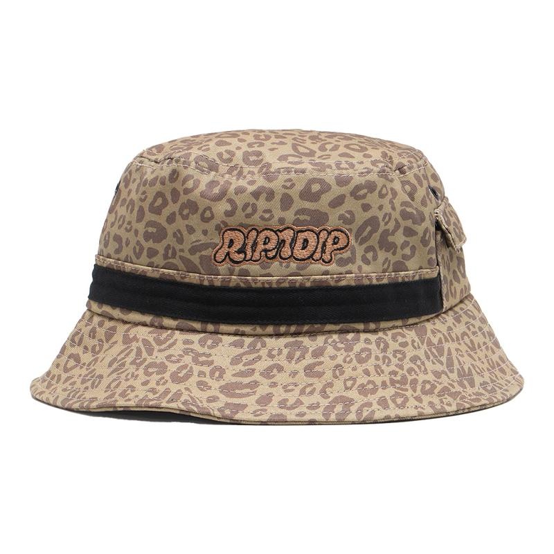 Ripndip Spotted Boonie Bucket Hats Brown | CA CE2073