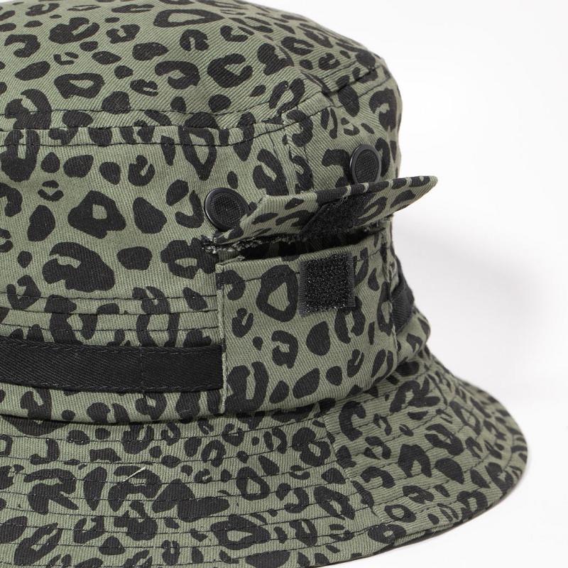 Ripndip Spotted Cotton Twill Bucket Hats Olive | CA RW2081