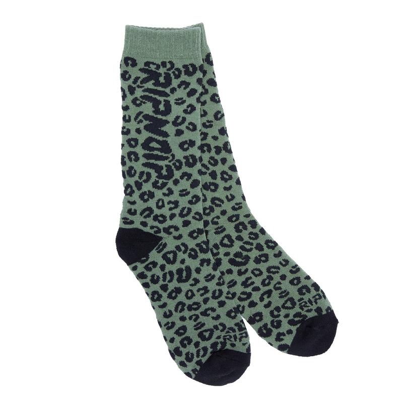 Ripndip Spotted Socks Olive | CA QZ2682