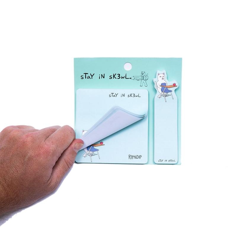 Ripndip Stay In Sk3wl Post It Note Pack Accessories Multicolor | CA KI2949