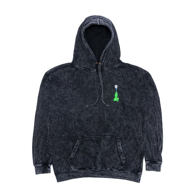 Ripndip Stripndip Hoodie Black Wash | CA TV2555