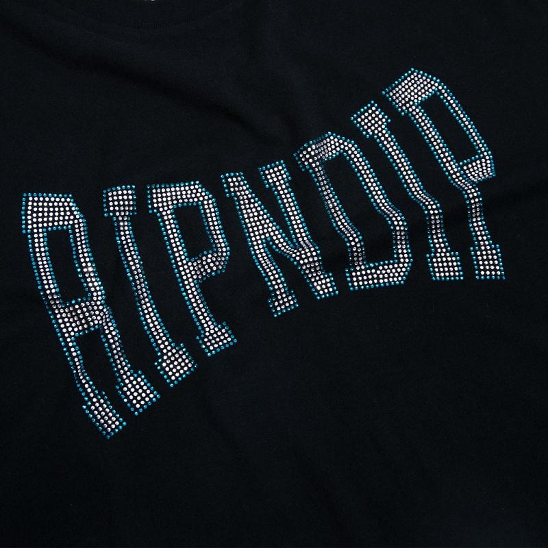 Ripndip Summer Revenge Rhinestone Shirts Black | CA FM2299