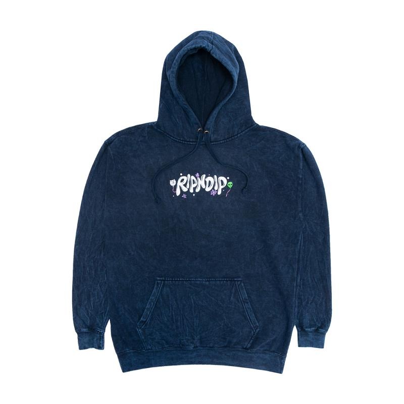 Ripndip Super High Hoodie Navy Wash | CA HK2544