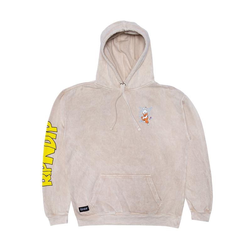 Ripndip Super Sanerm Hoodie Beige Wash | CA WY2610