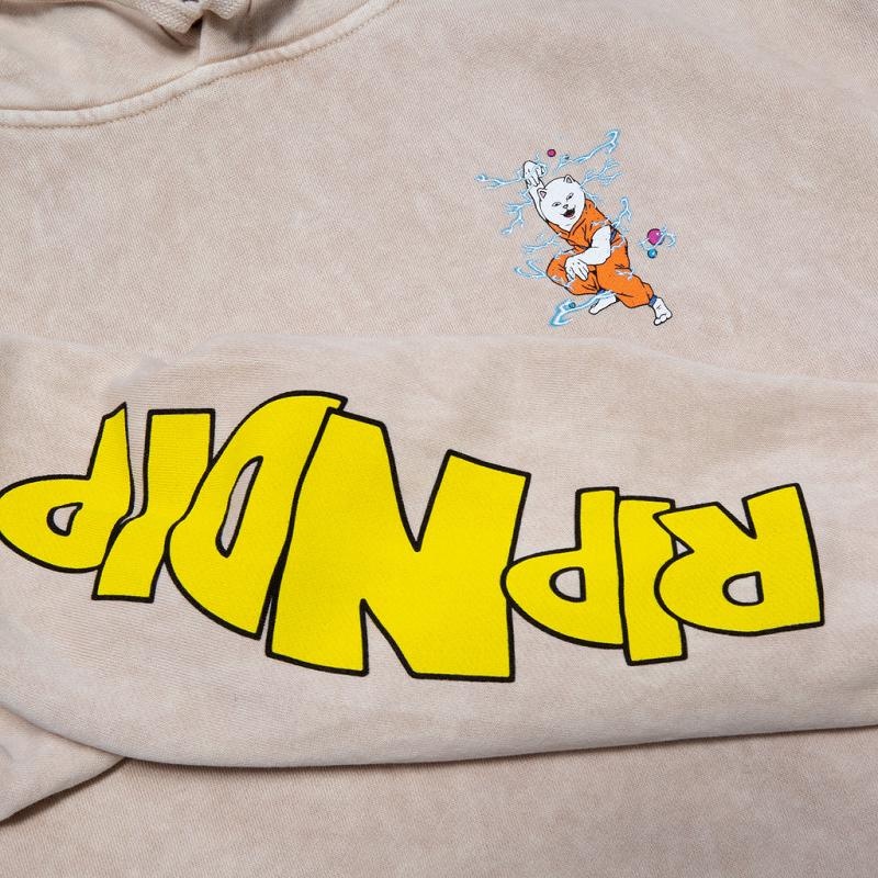 Ripndip Super Sanerm Hoodie Beige Wash | CA WY2610