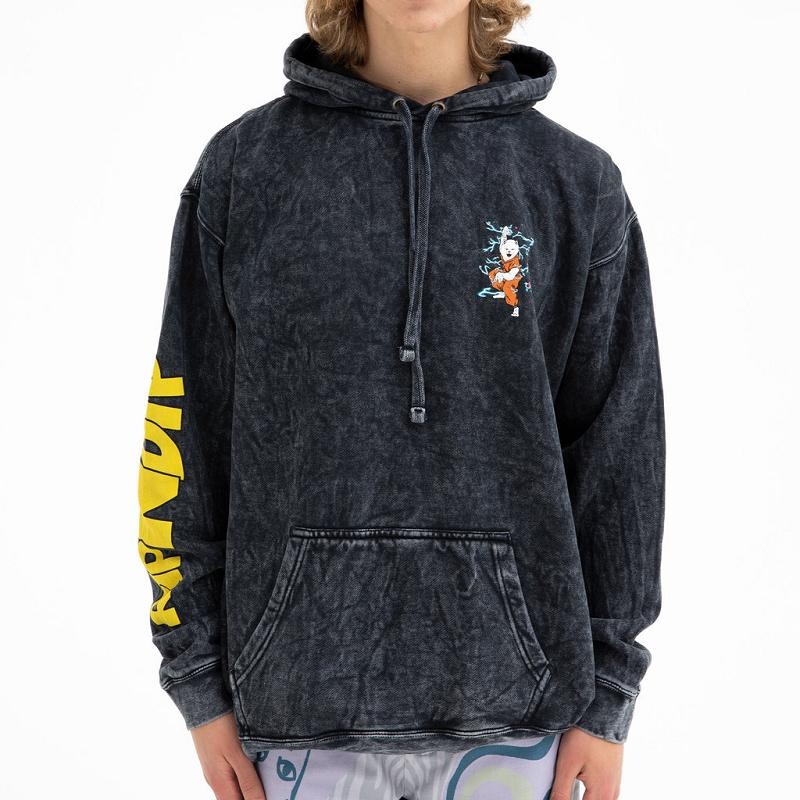 Ripndip Super Sanerm Hoodie Black Wash | CA EX2609