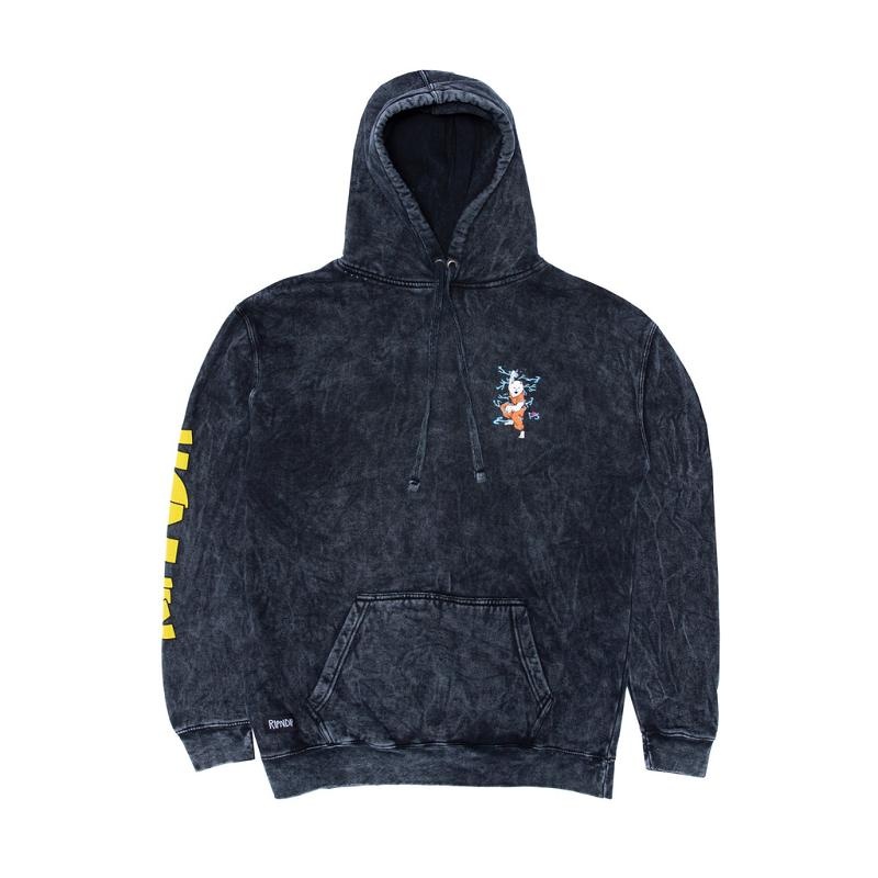 Ripndip Super Sanerm Hoodie Black Wash | CA EX2609