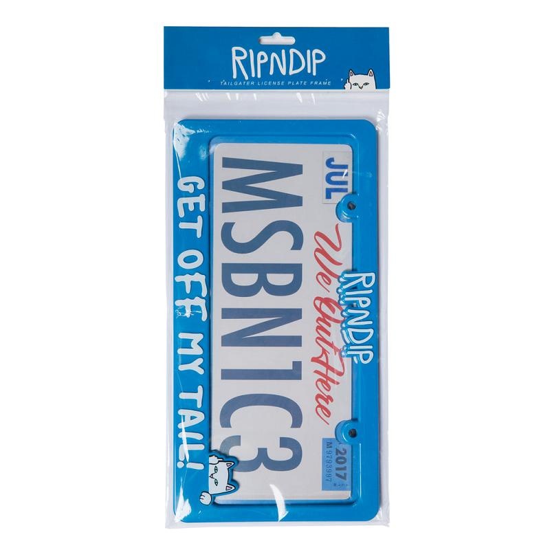 Ripndip Tailgater License Plate Frame Accessories Blue | CA FM2909