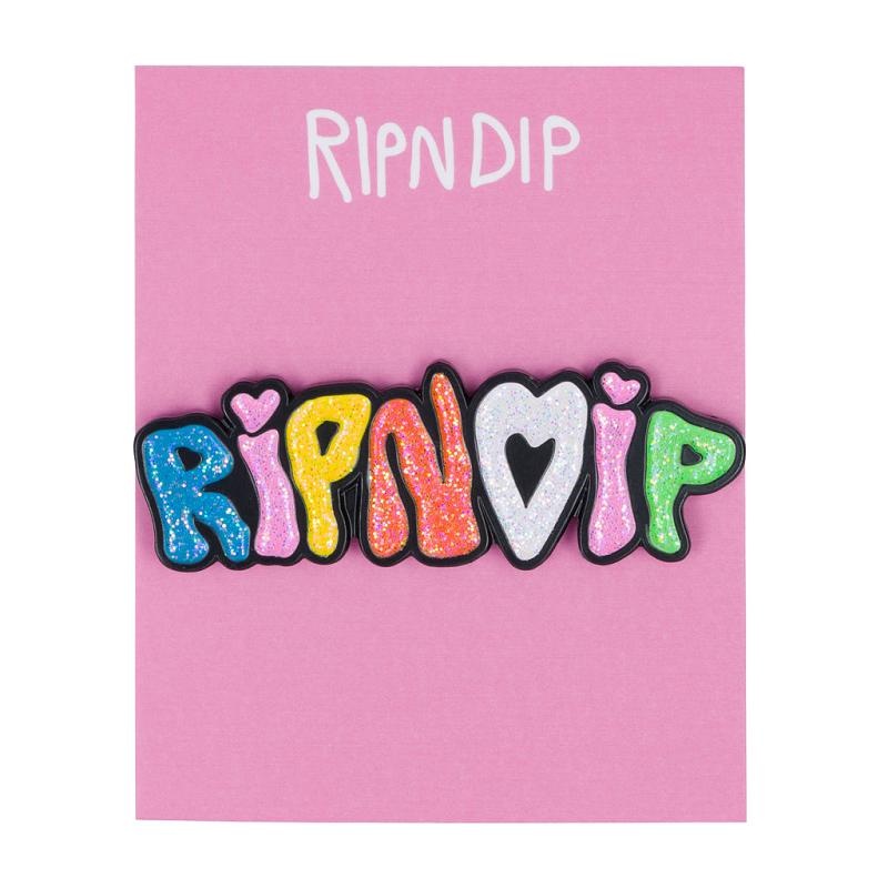 Ripndip Taste The Rainbow Glitter Pin Accessories Multicolor | CA FM2785