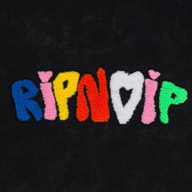 Ripndip Taste The Rainbow Hoodie Black Wash | CA PQ2524