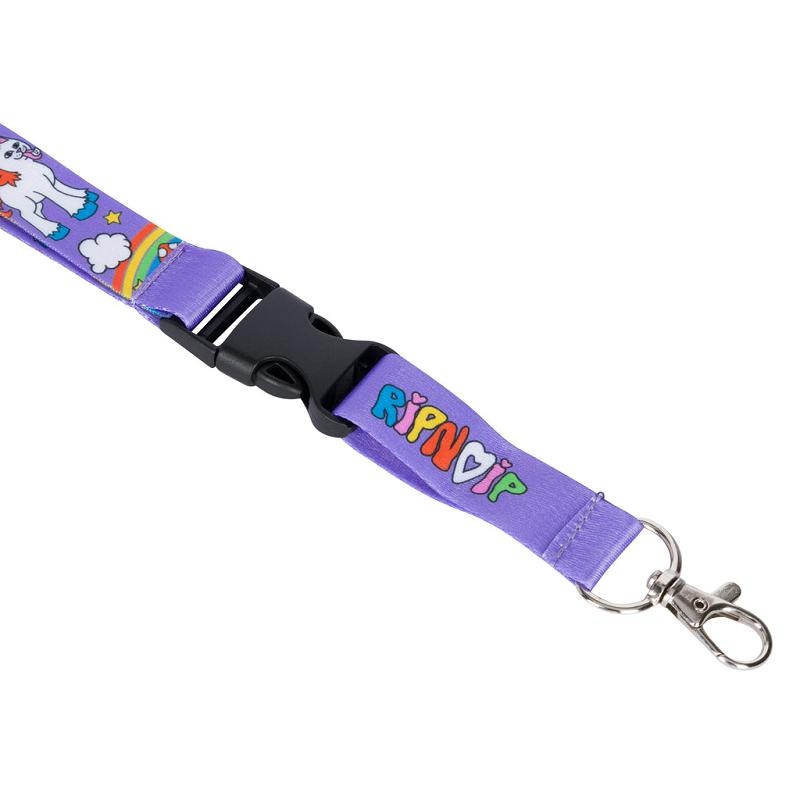 Ripndip Taste The Rainbow Lanyard Accessories Lavender | CA SO2769