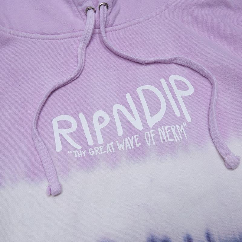 Ripndip The Great Wave Of Nerm Hoodie Purple | CA FM2598