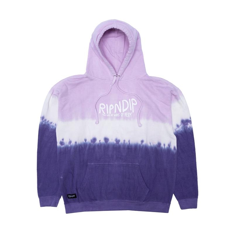 Ripndip The Great Wave Of Nerm Hoodie Purple | CA FM2598