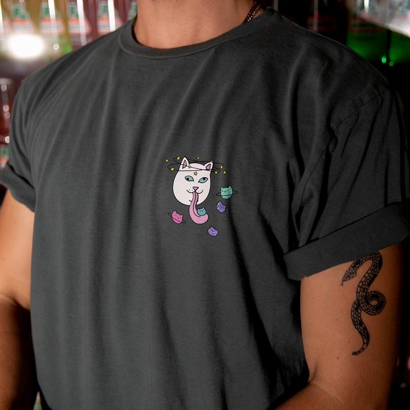 Ripndip Ur Special Cat Nip Shirts Grey | CA FM2247