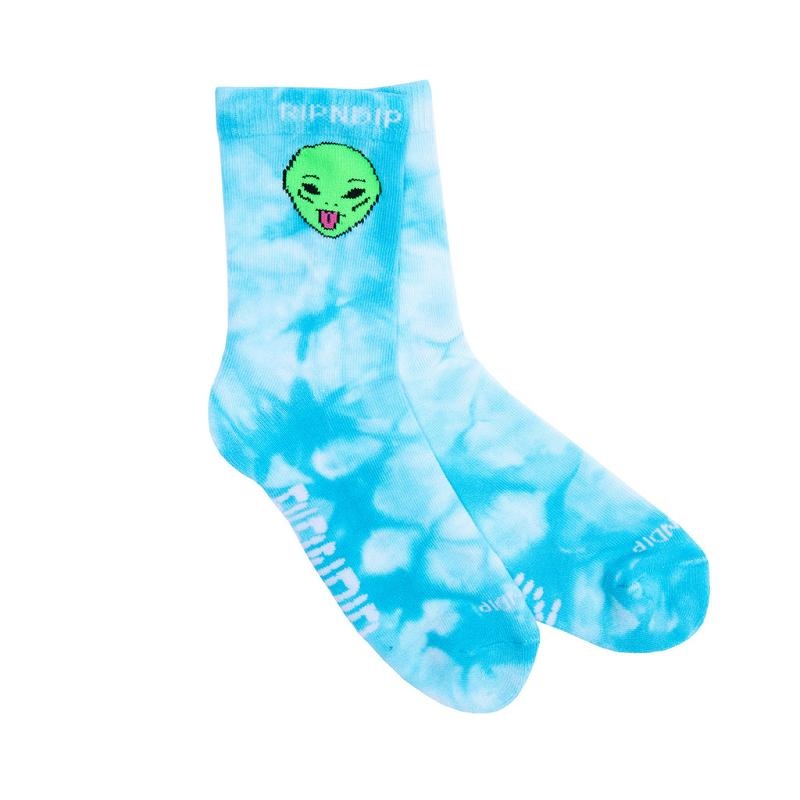 Ripndip We Out Here Mid Socks Light Blue | CA BC2685