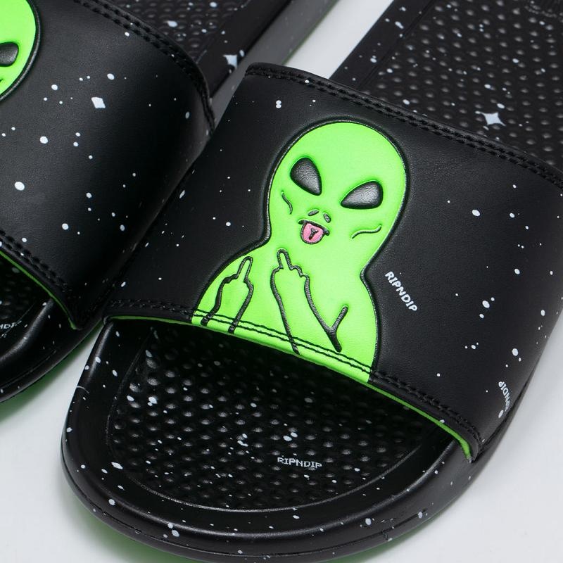 Ripndip We Out Here Slides Black / Green | CA HK2015