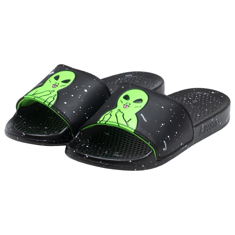 Ripndip We Out Here Slides Black / Green | CA HK2015