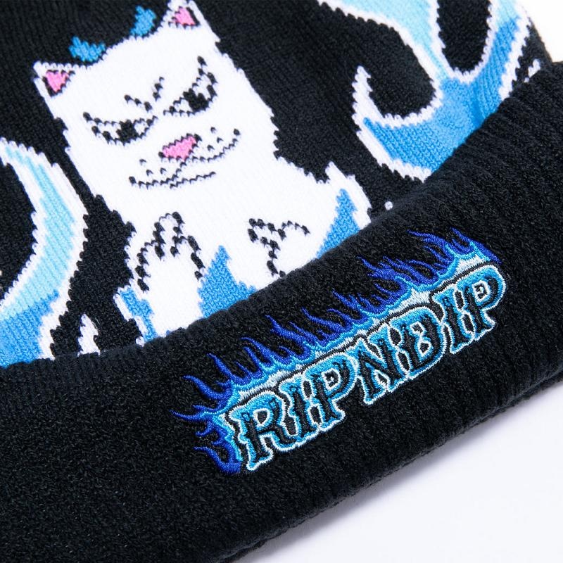 Ripndip Welcome To Heck Beanie Black | CA VD2100