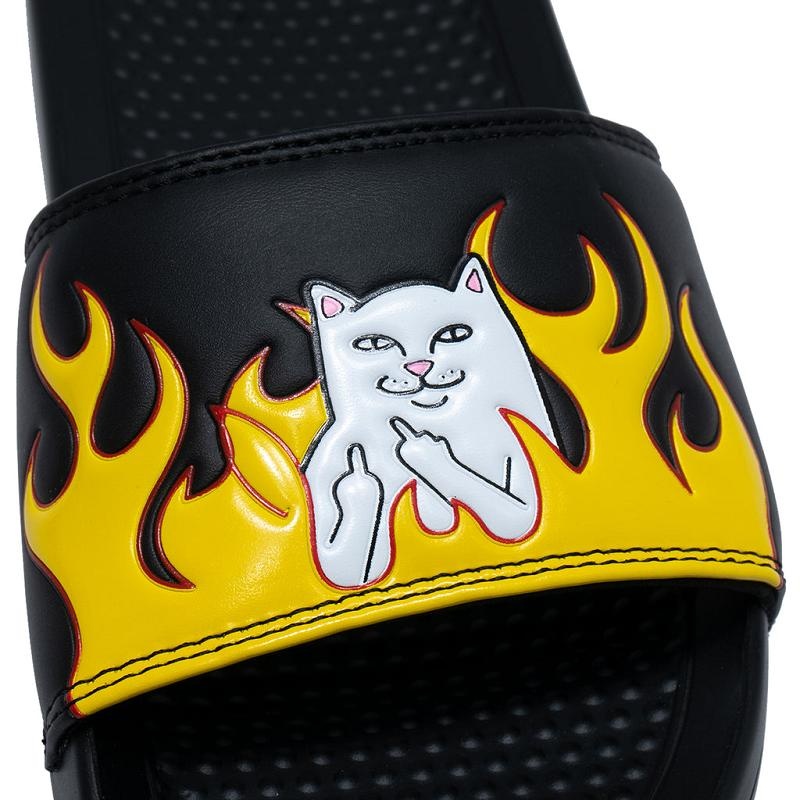 Ripndip Welcome To Heck Slides Black | CA QZ2026