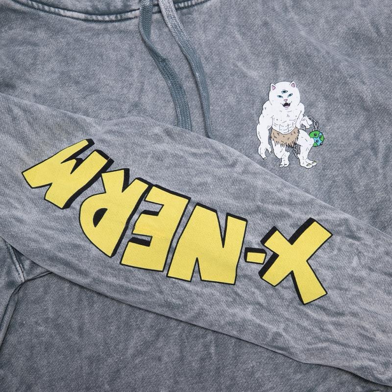 Ripndip X Nerm Hoodie Grey Wash | CA GL2545