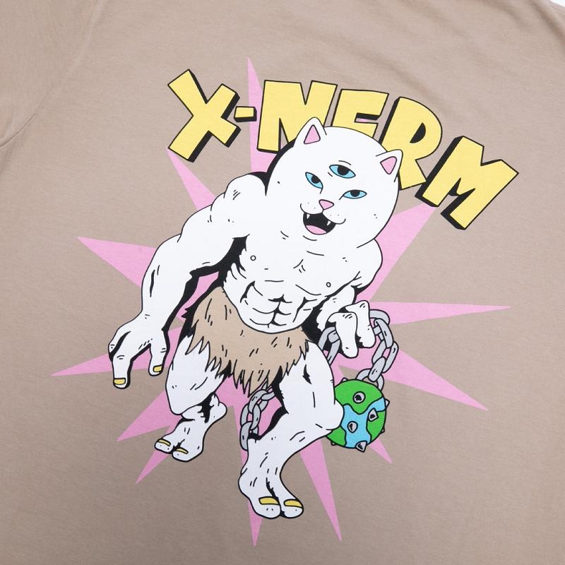 Ripndip X Nerm Shirts Khaki | CA ZG2279