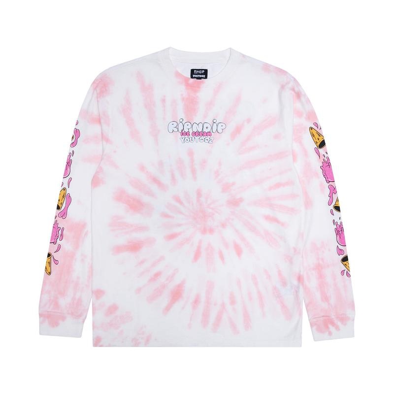 Ripndip Youtooz Crazy Cream Truck Long Sleeve Pink | CA EX2427