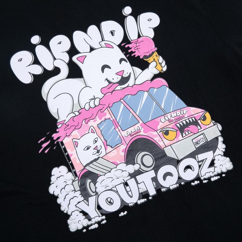 Ripndip Youtooz Crazy Cream Truck Shirts Black | CA JJ2250